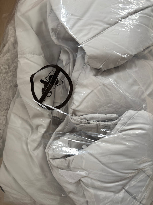 Michael Kors Jacke in hellgrau/plüsch, Grösse wählbar