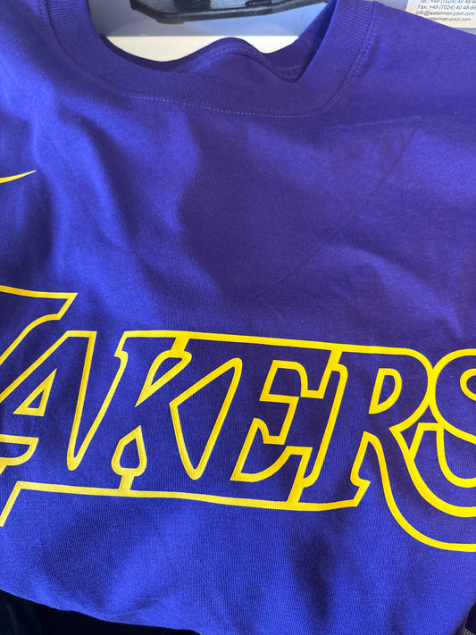 Nike Shirt, Größe wählbar in lila, Los Angeles Lakers