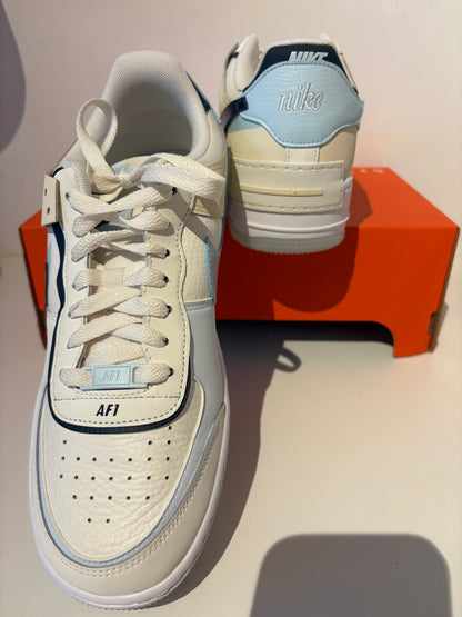 Nike Air Force 1 Shadow Gr. Wählbar weiss/beige/hellblau/dunkelblau