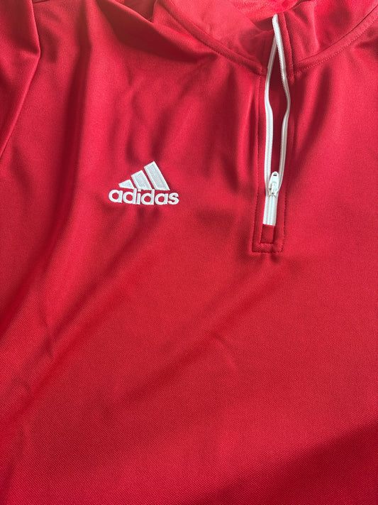 Adidas Sportzipper in rot, Größe wählbar