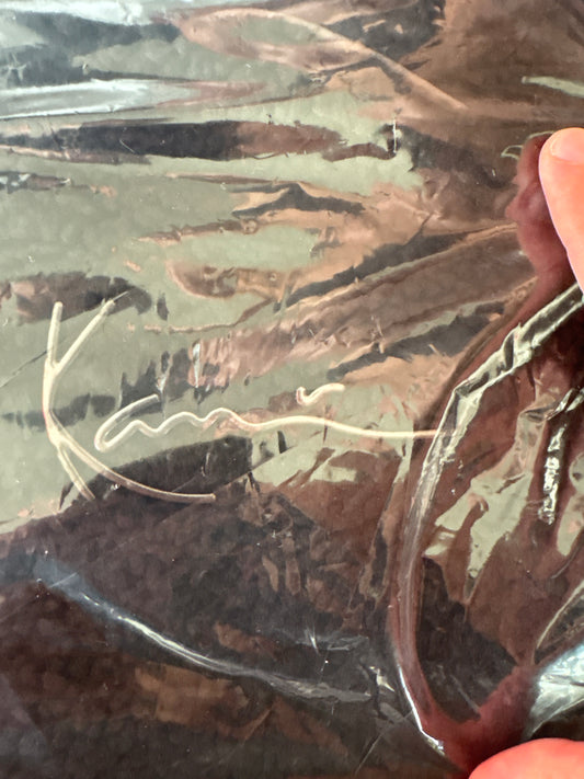 Karl Kani Plüsch Jacke, Größe wählbar, schwarz/metall