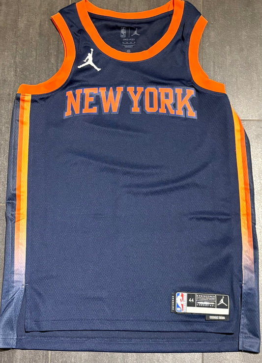 Nike NBA Trikot New York Knicks, Größe wählbar in dunkelblau/orange