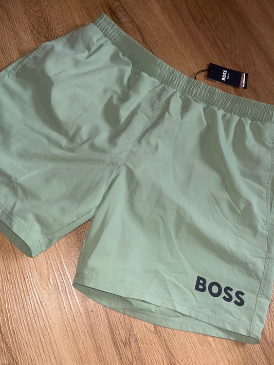 Boss Badehose in mint, Größe L