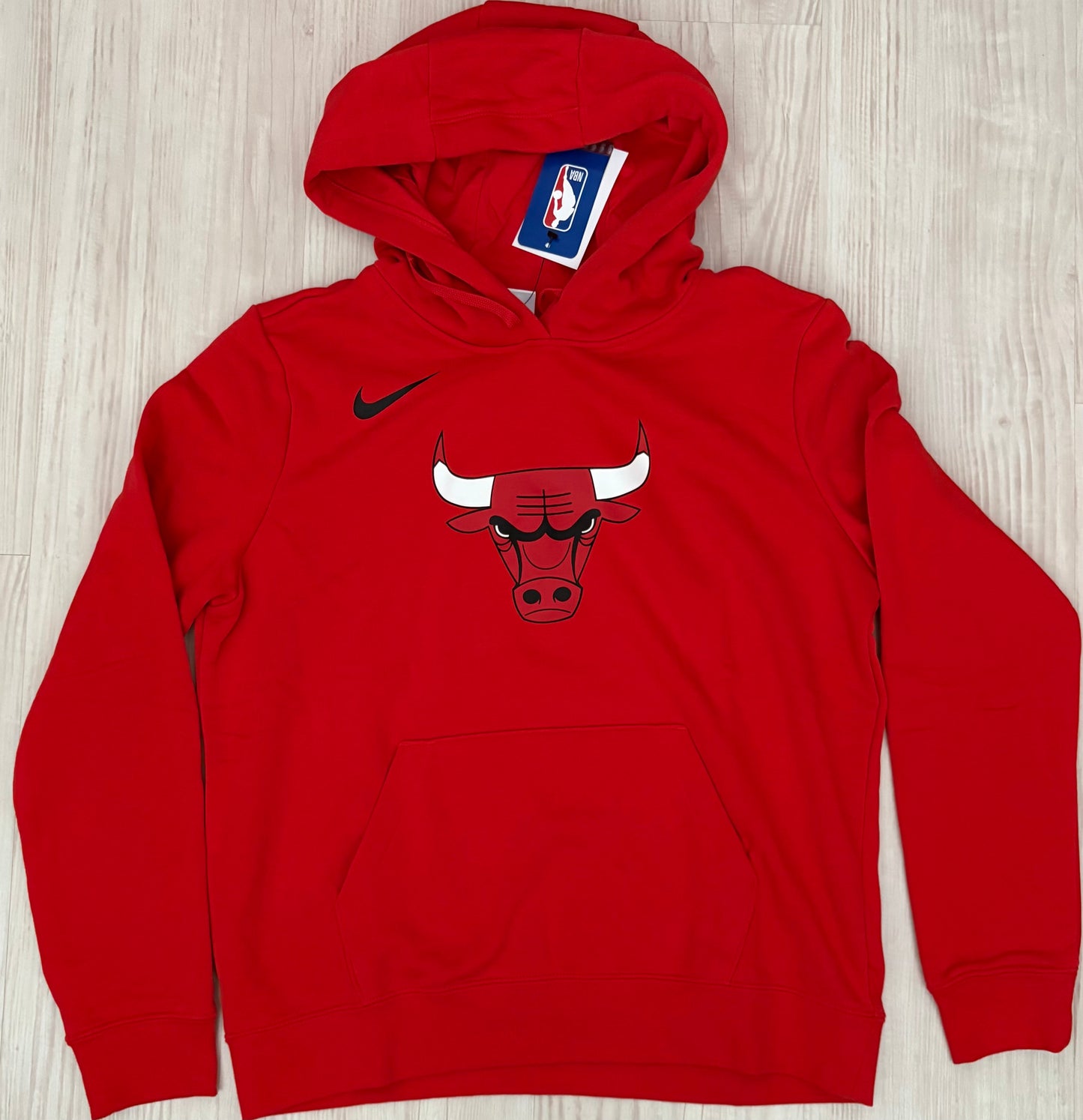 Nike NBA Hoodie Chicago Bulls, Rot, in Größe wählbar