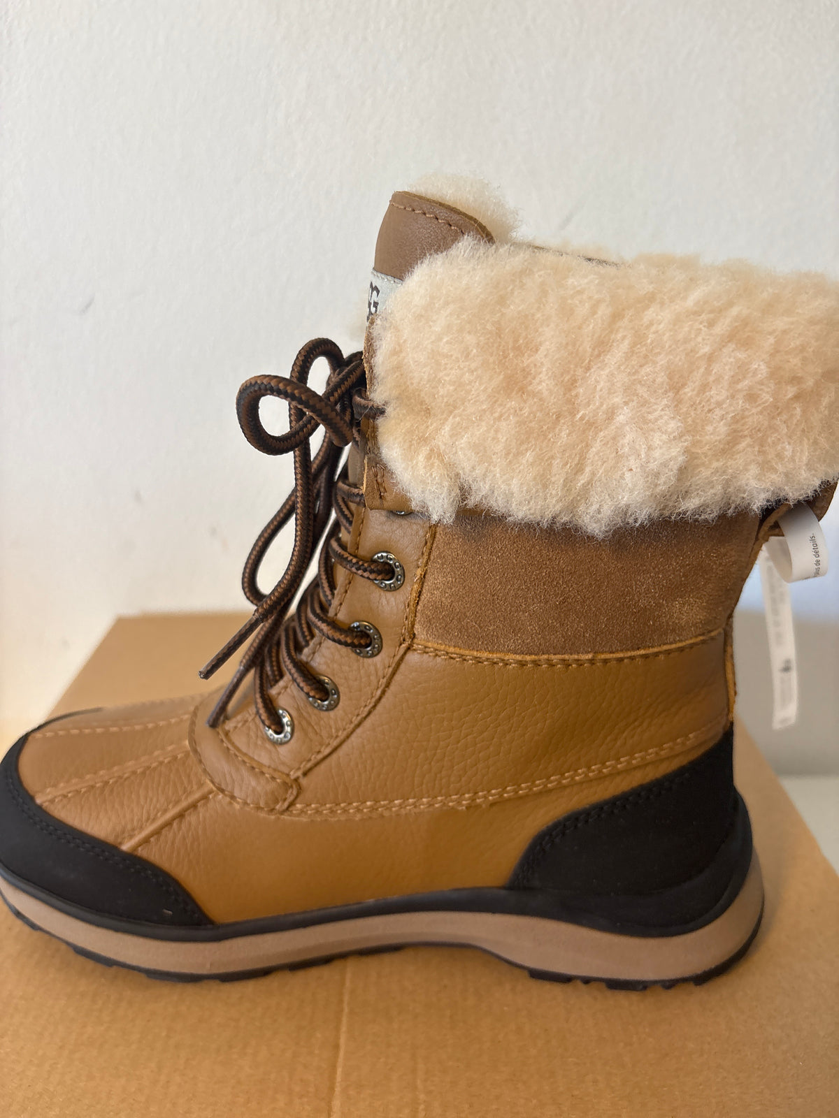 Ugg Adirondack Boot III, braun/plüsch, Größe wählbar