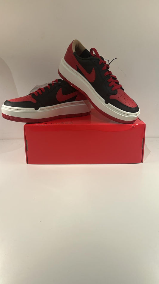 Nike  Air Jordan 1 Elevate Low in schwarz/rot, Größe wählbar