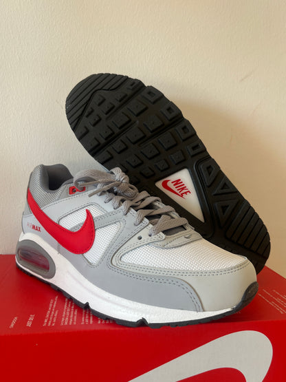 Nike Air Max Command in weiß/grau/rot/schwarz, Größe wählbar