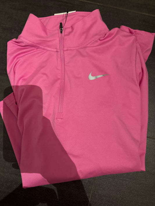 Nike Laufzipper, Größe M in pink