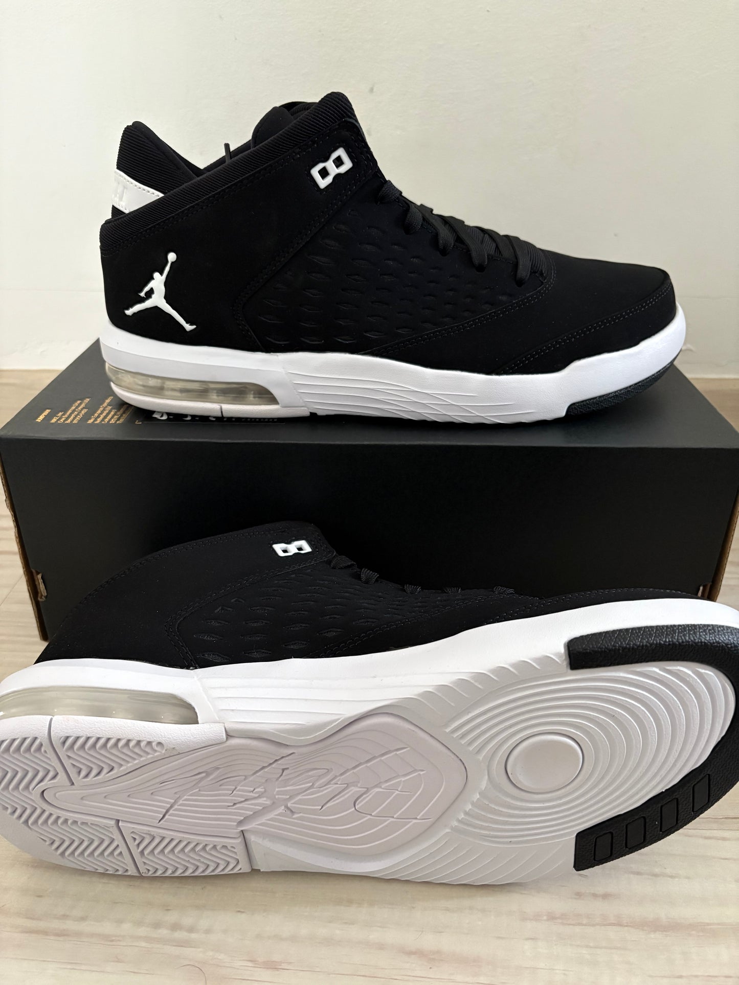 Nike Jordan Flight Origin 4, schwarz/weiss, Größe 41