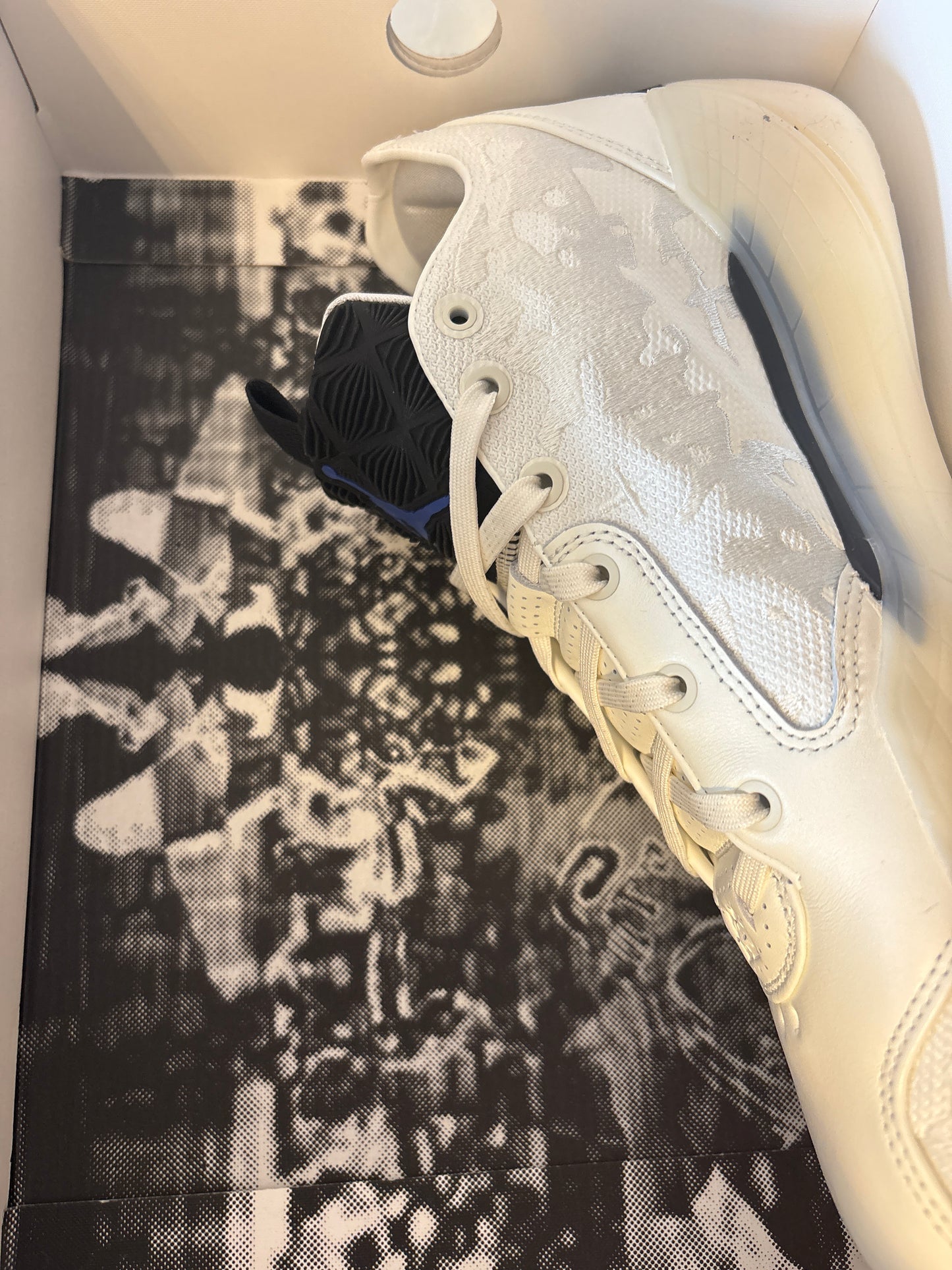 Nike AIR Jordan XXXIX in weiss/schwarz/creme, Größe 44
