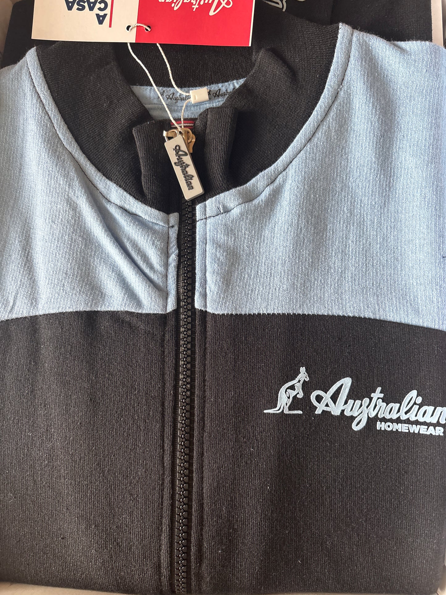Australian Trainingsanzug Damen in schwarz/blau, Größe wählbar