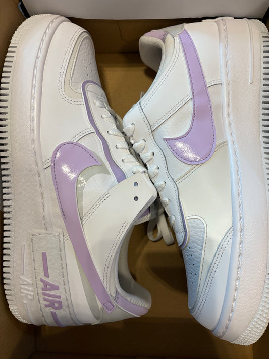 Nike Airforce 1 Shadow Gr. 42 weiss/lila