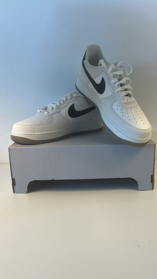 Nike Air Force 1 weiss/hellcreme/schwarz, Größe wählbar
