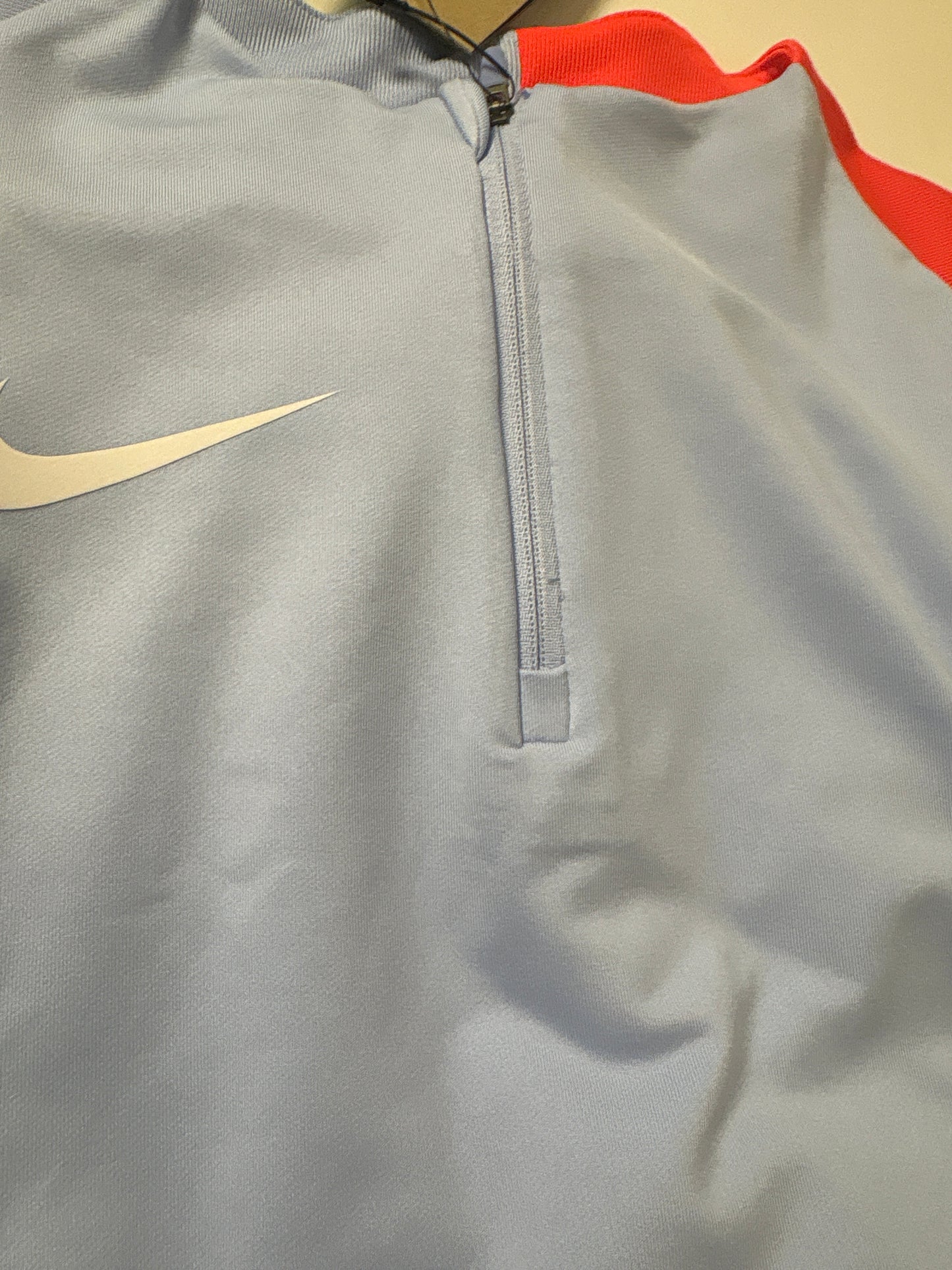 Nike Sport Zipper, hellblau/rot, Größe wählbar