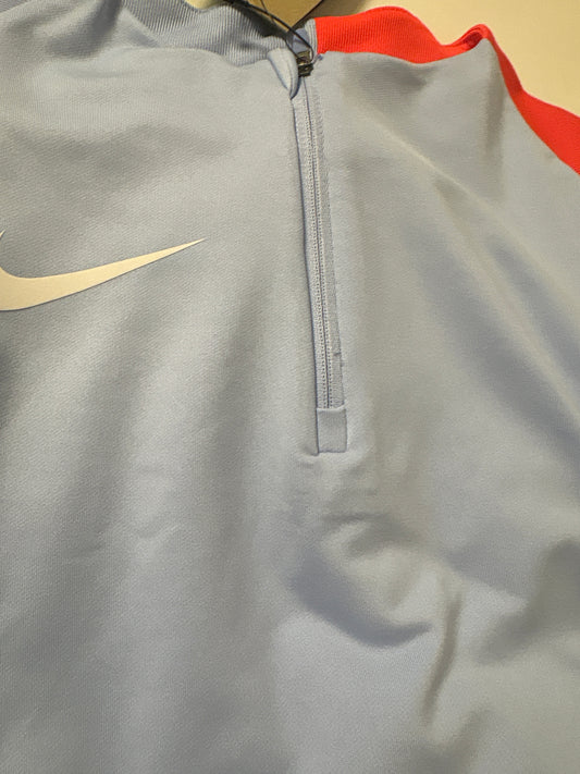 Nike Sport Zipper, hellblau/rot, Größe wählbar