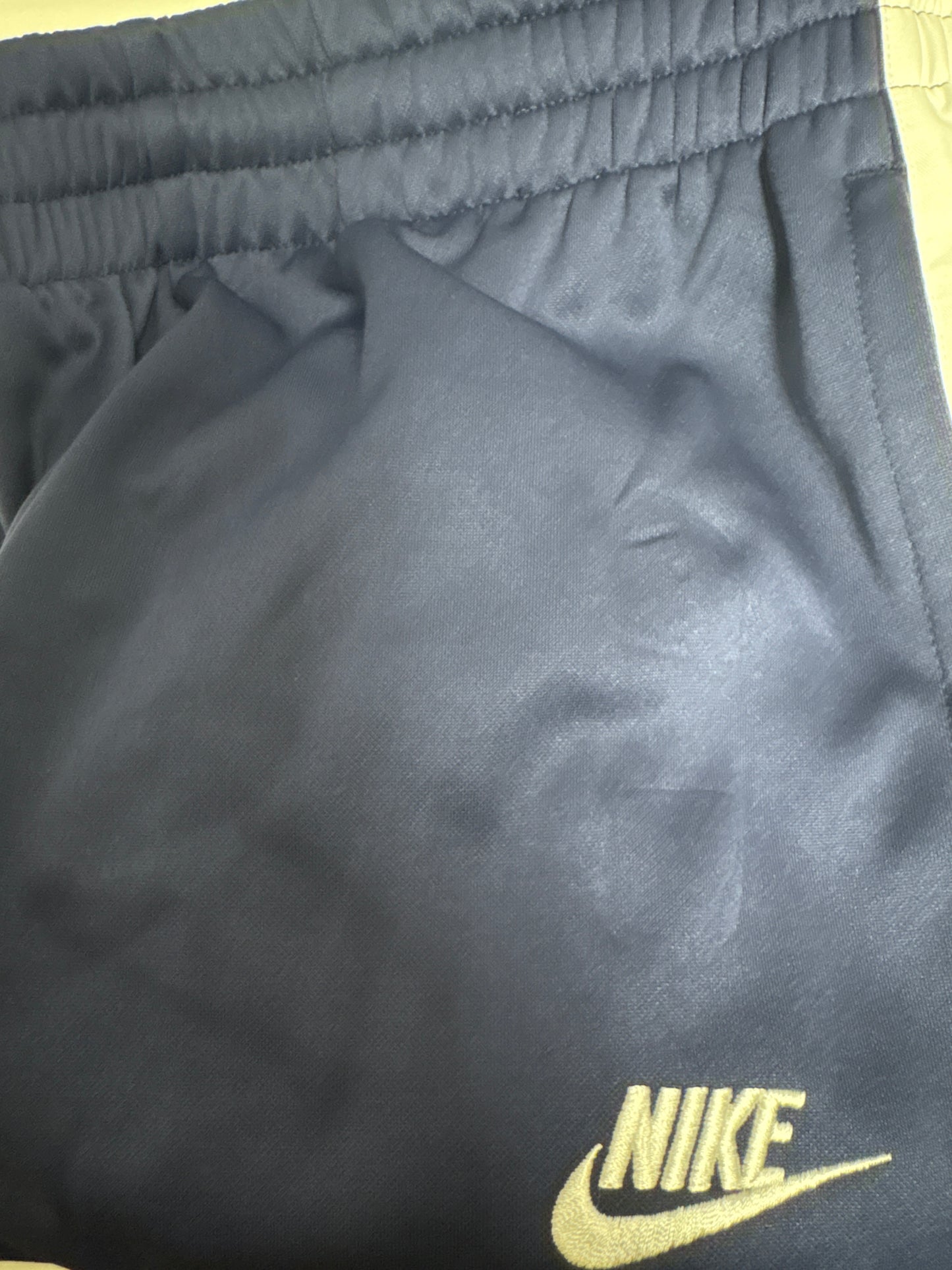 Nike Jogginghose, blau/weiss, Größe Kinder M