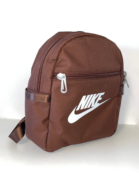 Nike Rucksack Kinder, braun/weiß