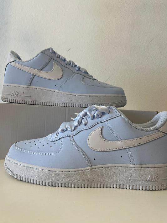 Nike Air Force Retro in hellblau/grau, Größe wählbar