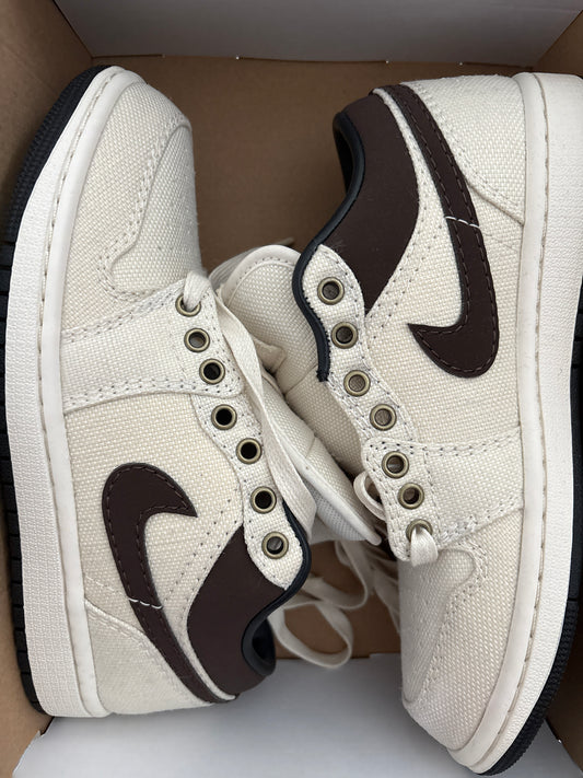 Air Jordan 1 low, beige/braun, Größe wählbar