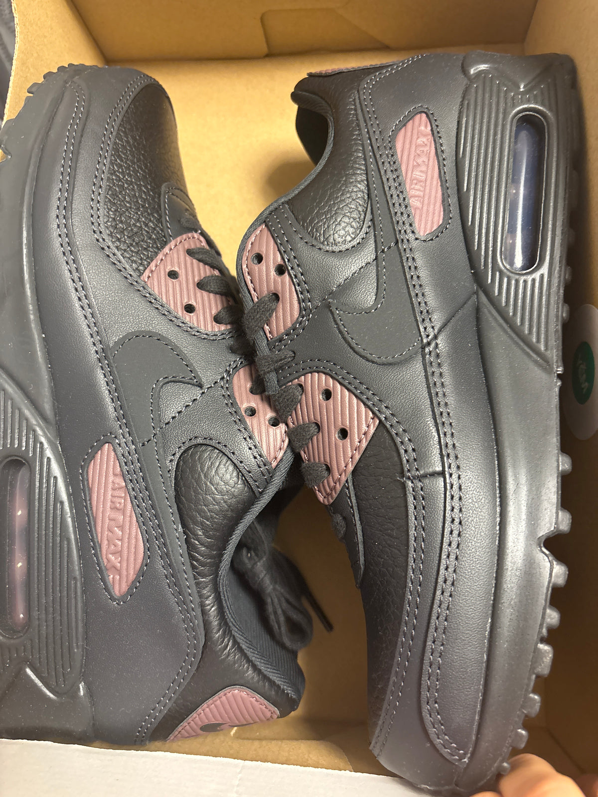 Nike Air Max 90 in schwarz/braun, Größe wählbar