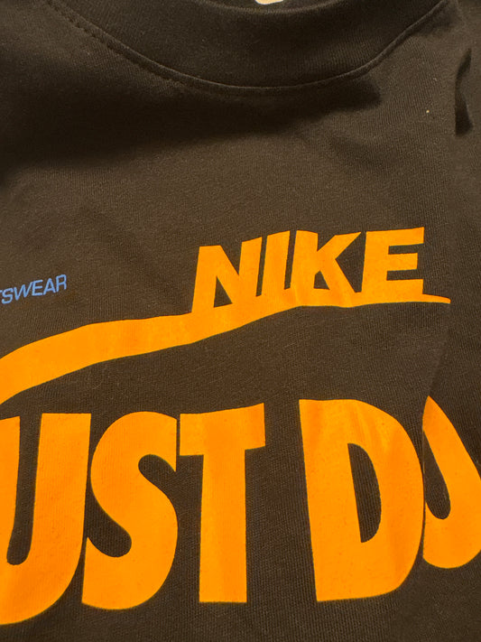 Nike Shirt schwarz Just Do It, Größe wählbar in weiss/rot