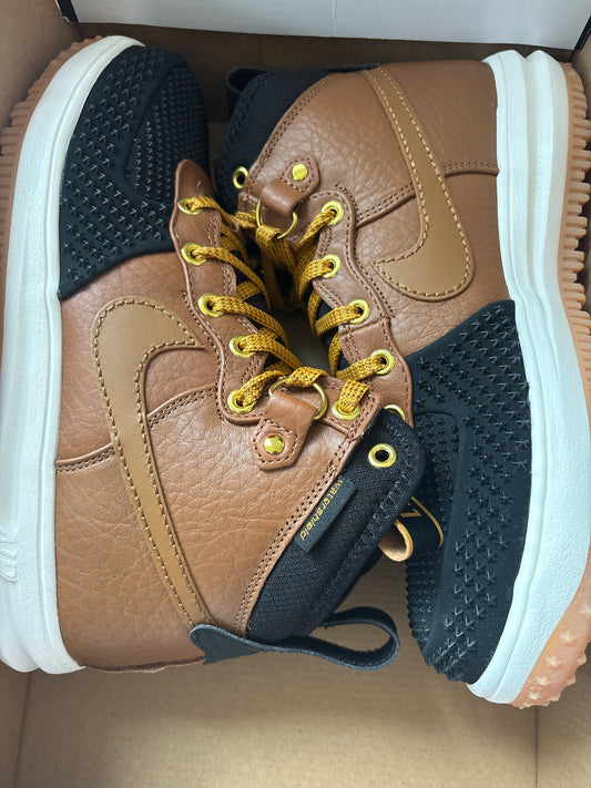 Nike Lunar Force 1 Duckboot schwarz/braun, Größe 40