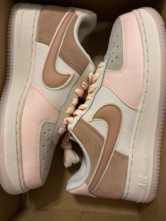 Nike Air Force 1 Gr. Wählbar braun/rosa/beige