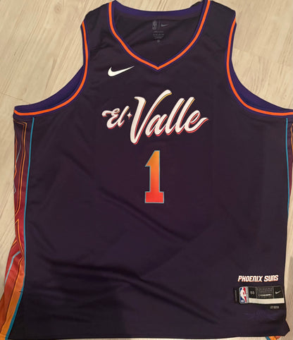 Nike NBA Trikot Phoenix Suns, Größe XXXL in dunkellila/weiss/orange