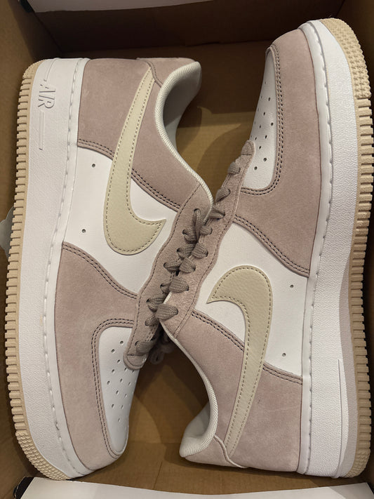 Nike Air Force 1 weiss/beige/braun in Größe wählbar
