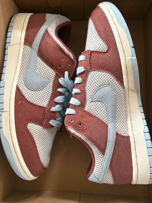 Nike Dunk low in braun/grau/blau, Größe 42,5