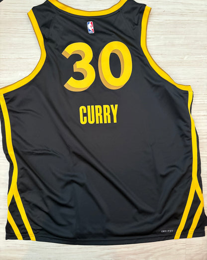 Nike NBA Trikot Golden State Warriors, Größe XXL in schwarz/gold