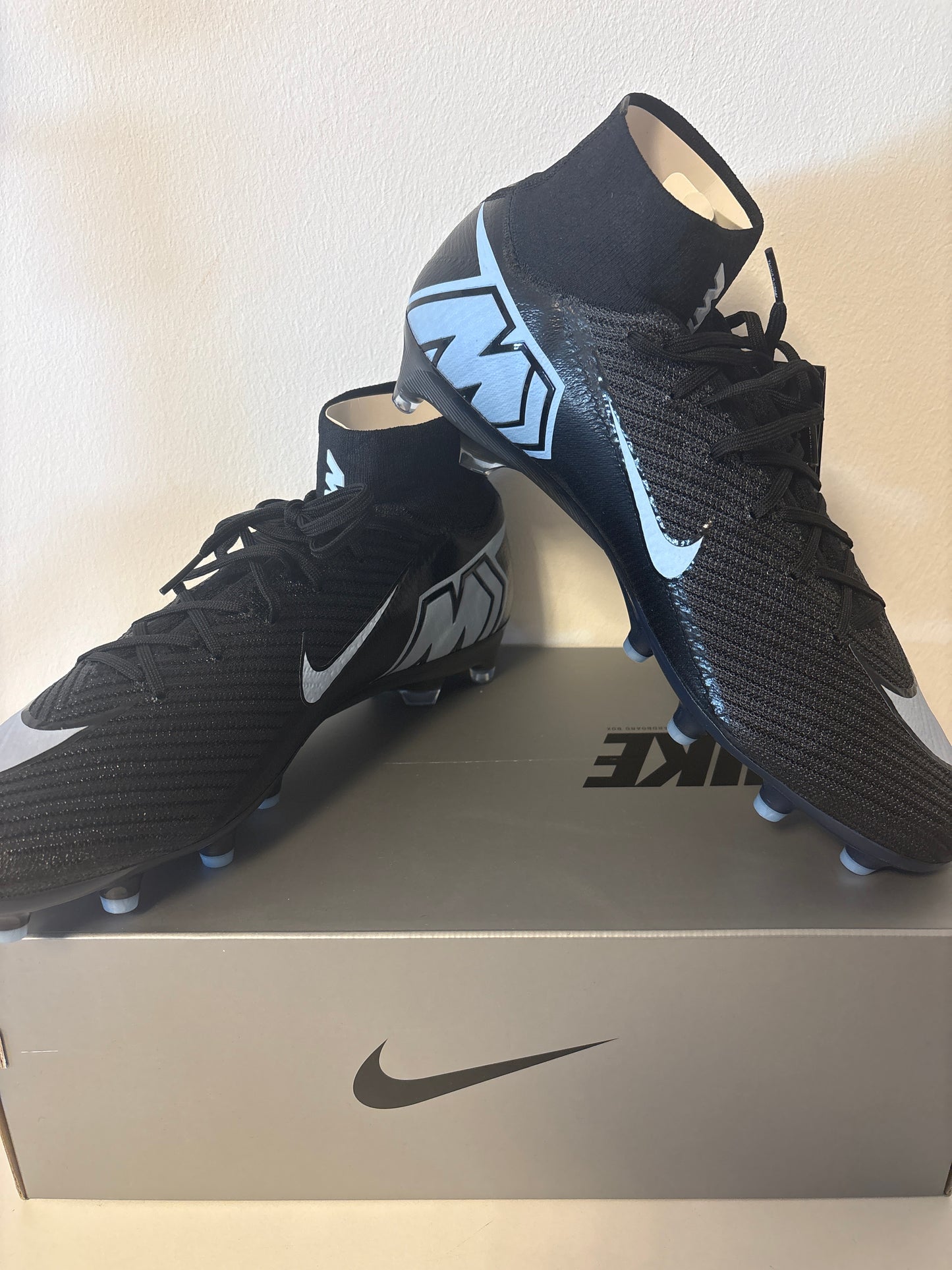 Nike ZM Superfly 10 Elite FG, Größe wählbar in schwarz ( Fussballschuh )