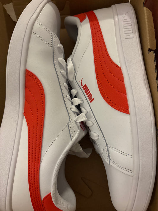 Puma Smash 3.0, weiss/orange, Größe wählbar