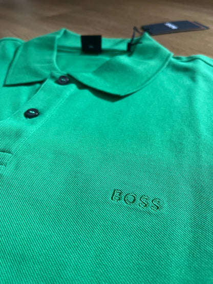 Boss Polo Shirt in grün/schwarz, Größe XXL