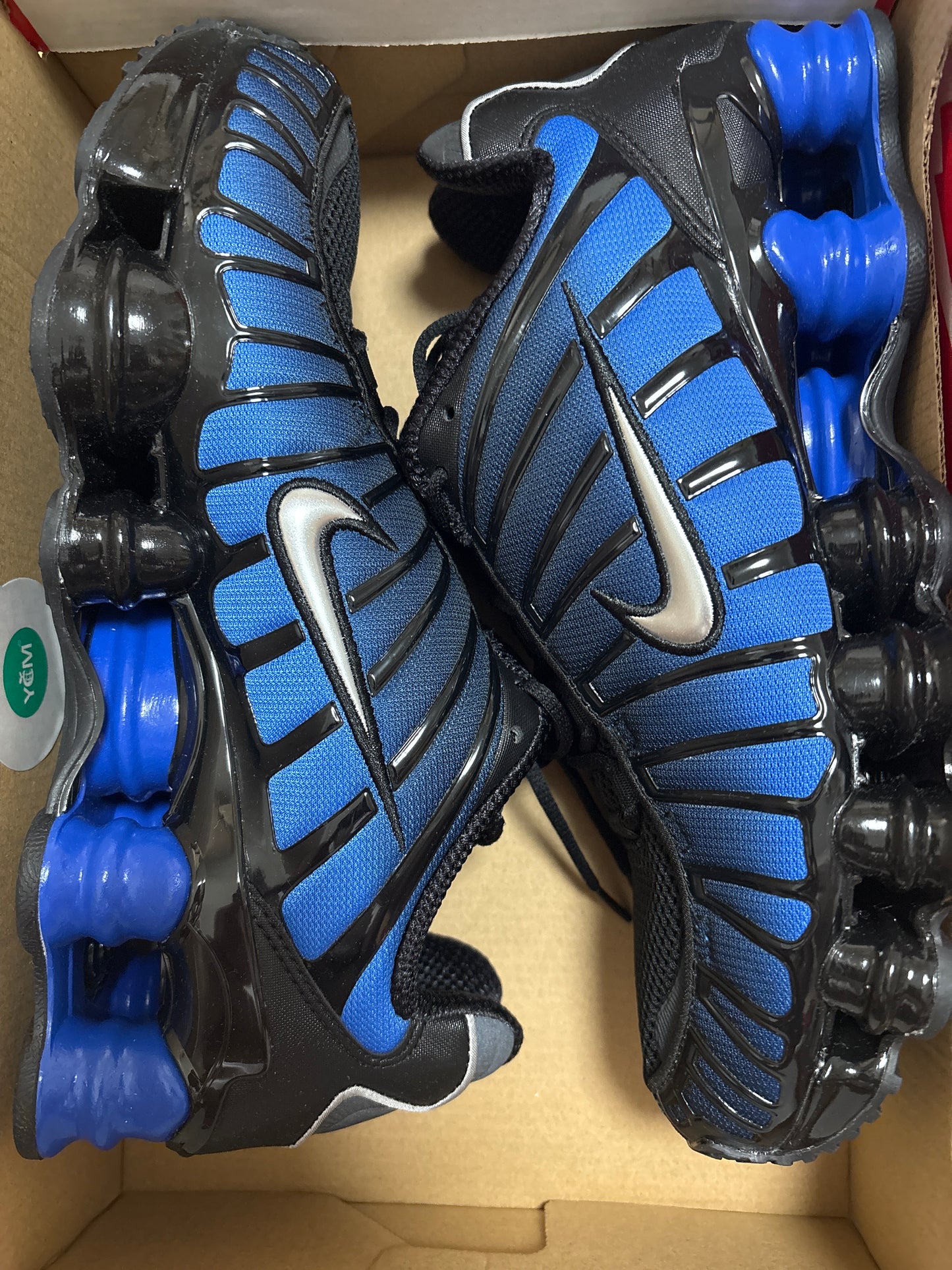 Nike Shox TL in schwarz/blau, Größe wählbar