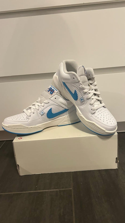 Nike Jordan Stadium 90 in weiss/hellblau, Größe wählbar