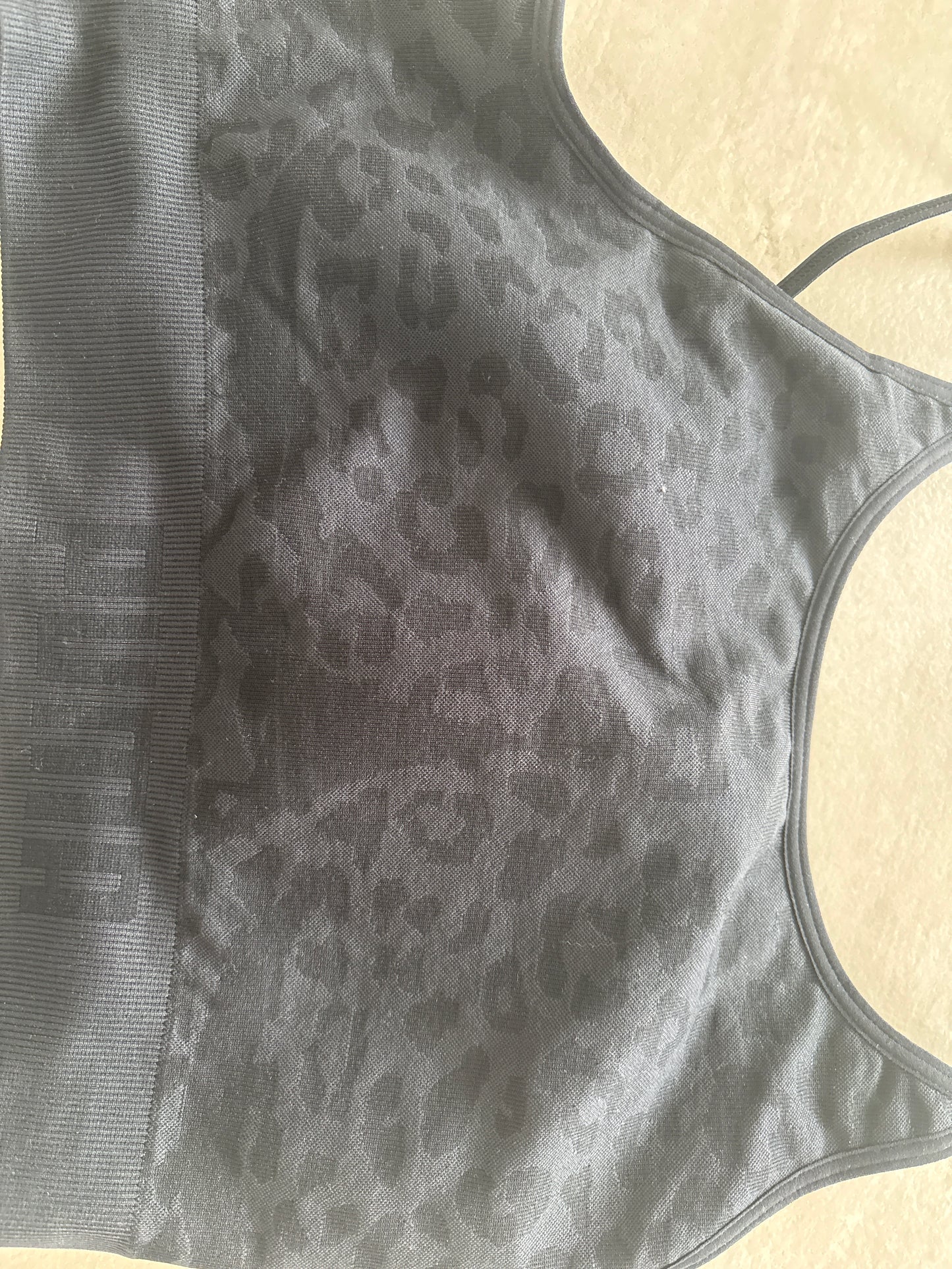 Puma Sport BH in schwarz Tiger , Größe wählbar