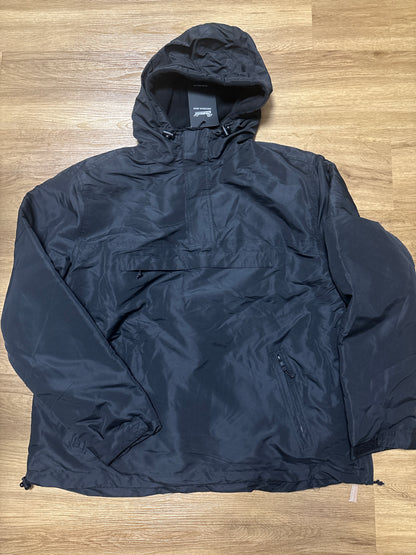 Brandit Windbreaker Hoodie in schwarz, Größe wählbar