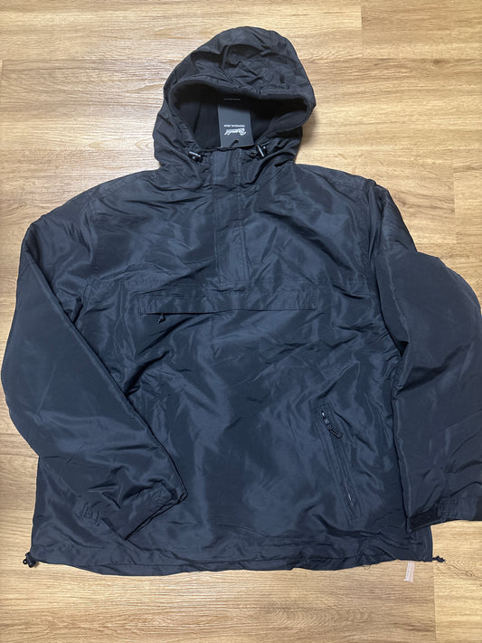 Brandit Windbreaker Hoodie in schwarz, Größe wählbar