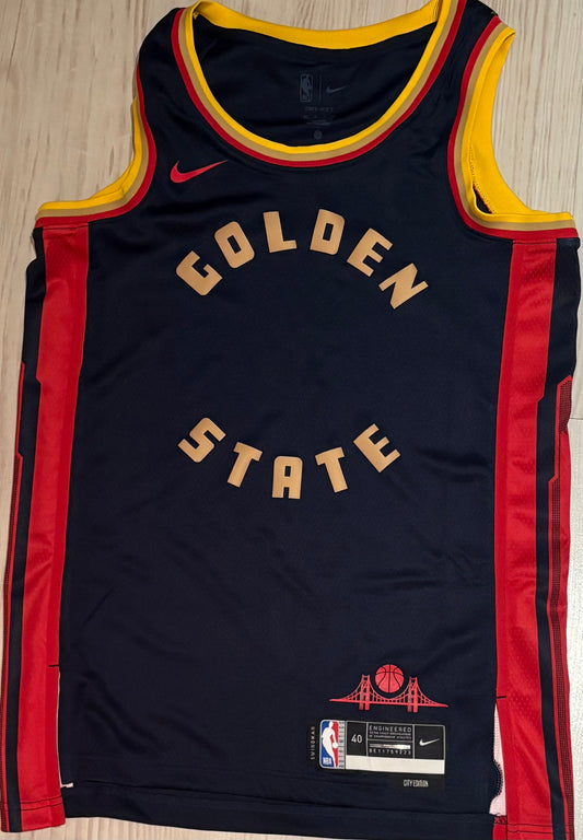 Nike NBA Trikot Golden State Warriors,City Edition, Größe wählbar in dunkelblau/rot/gelb