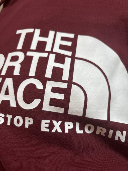 North Face Hoodie rot, Größe wählbar