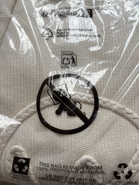 Michael Kors Damen Pulli weiss, Größe wählbar
