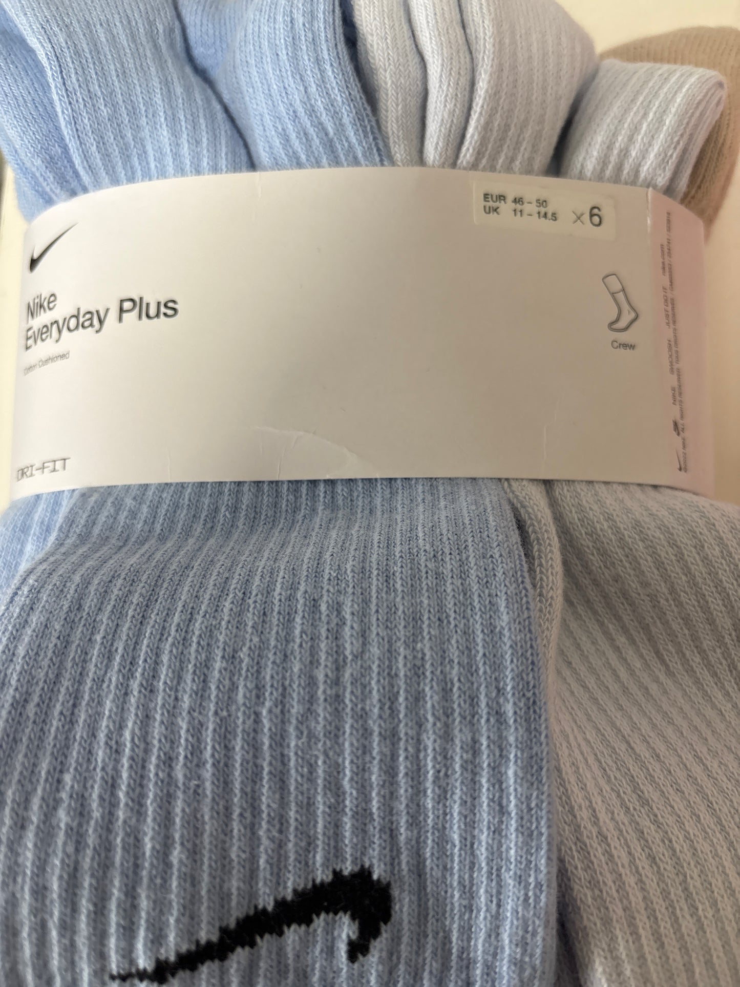Nike Socken, 6er Pack in mehrfarbig , Größe wählbar