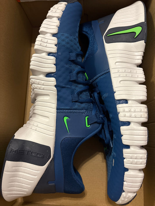 Nike Free Metcon 5, Größe 48,5 in weiss/blau