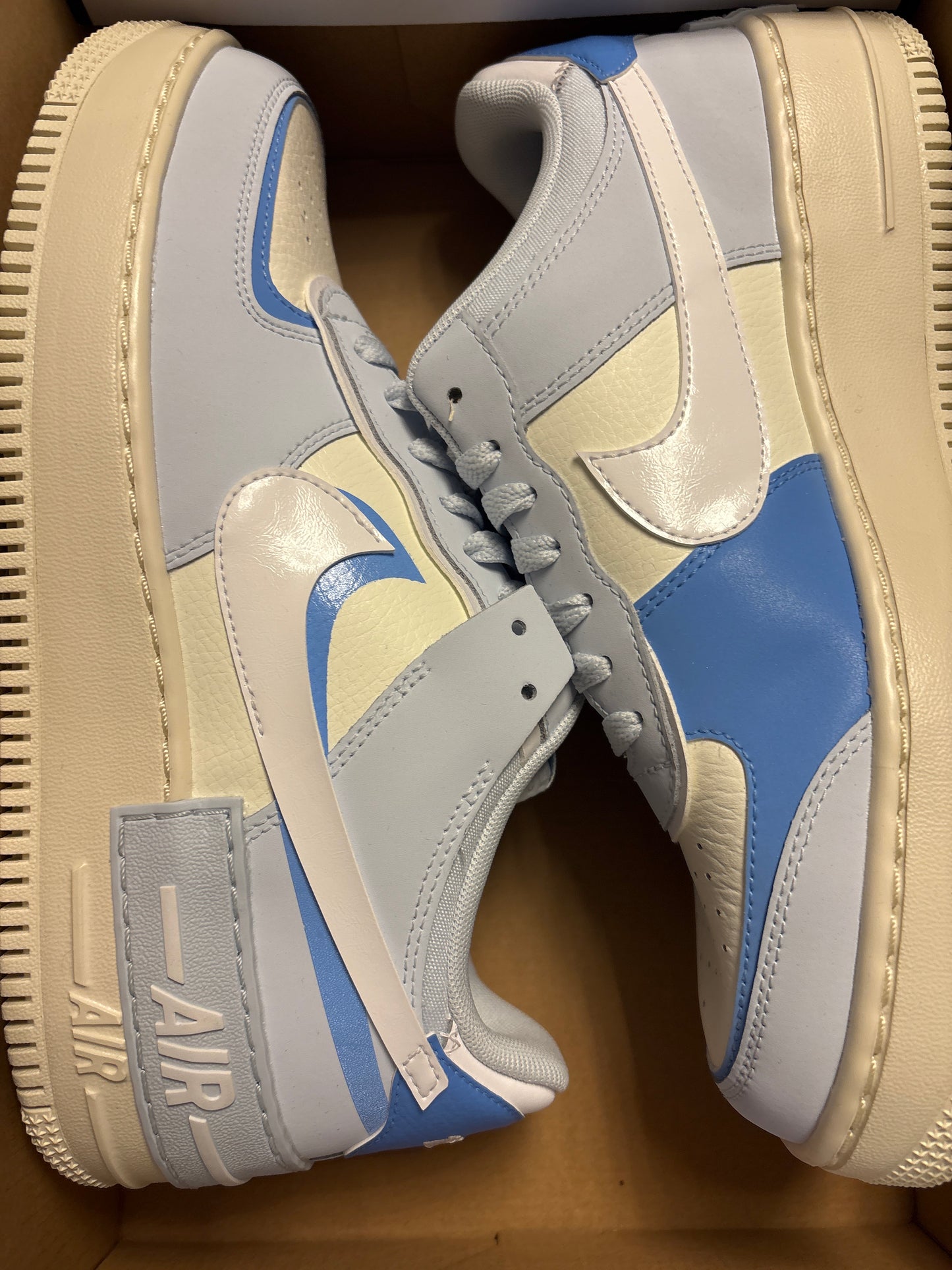 Nike Air Force 1 Shadow blautöne Größe wählbar