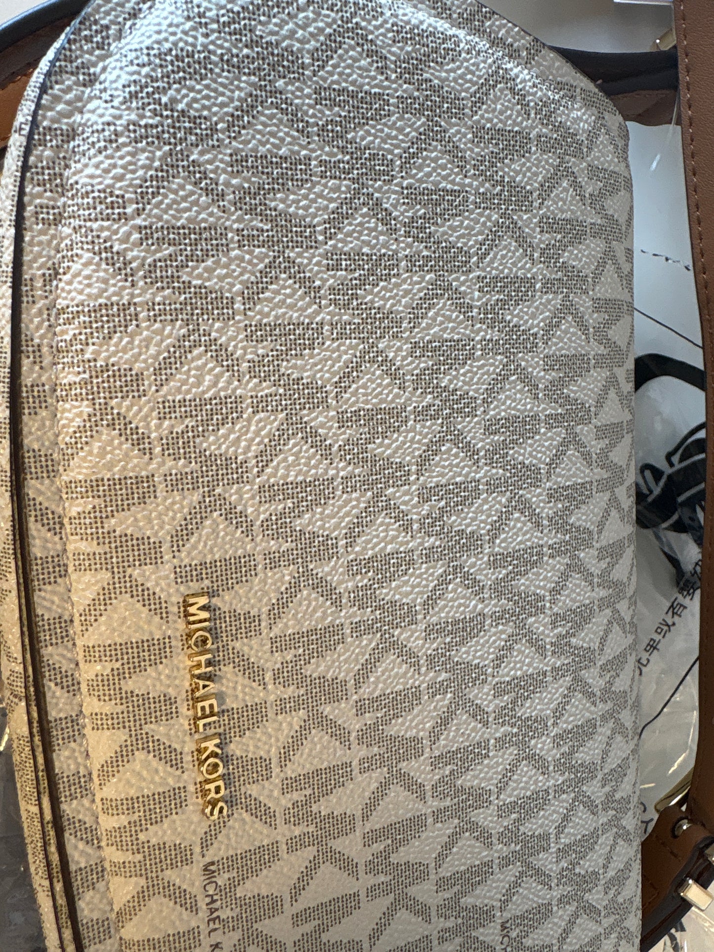 Michael Kors Lydia Tasche in Vanilla