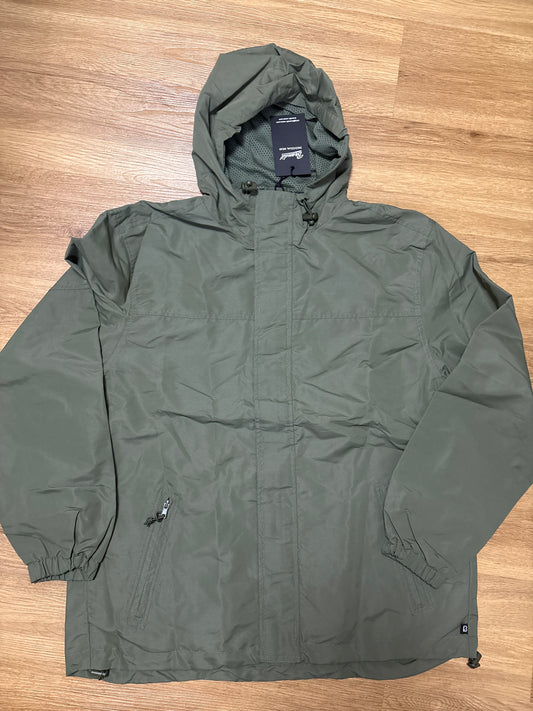 Brandit Regenjacke in olivgrün, Größe L