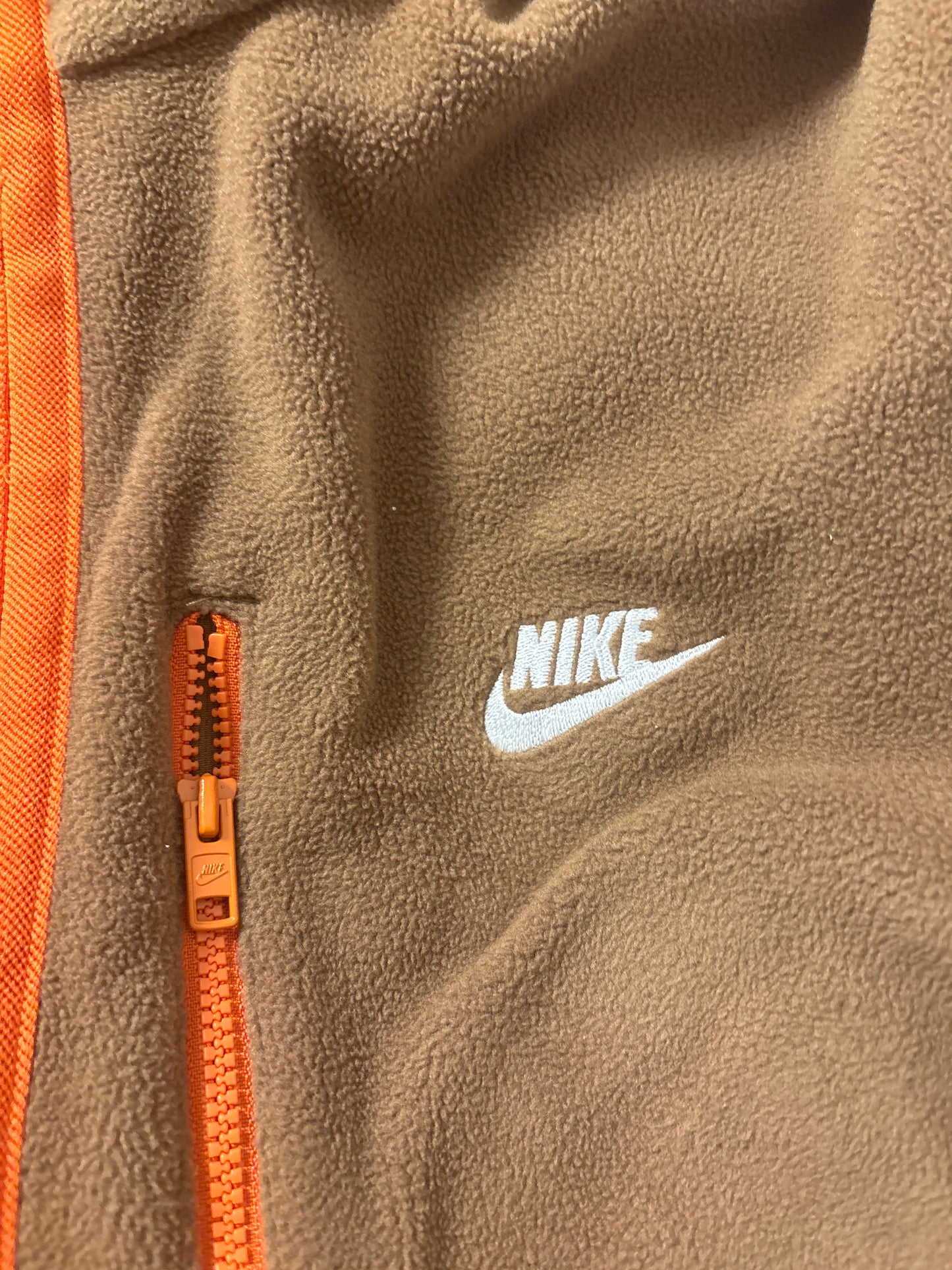 Nike Weste, Größe wählbar in braun/orange