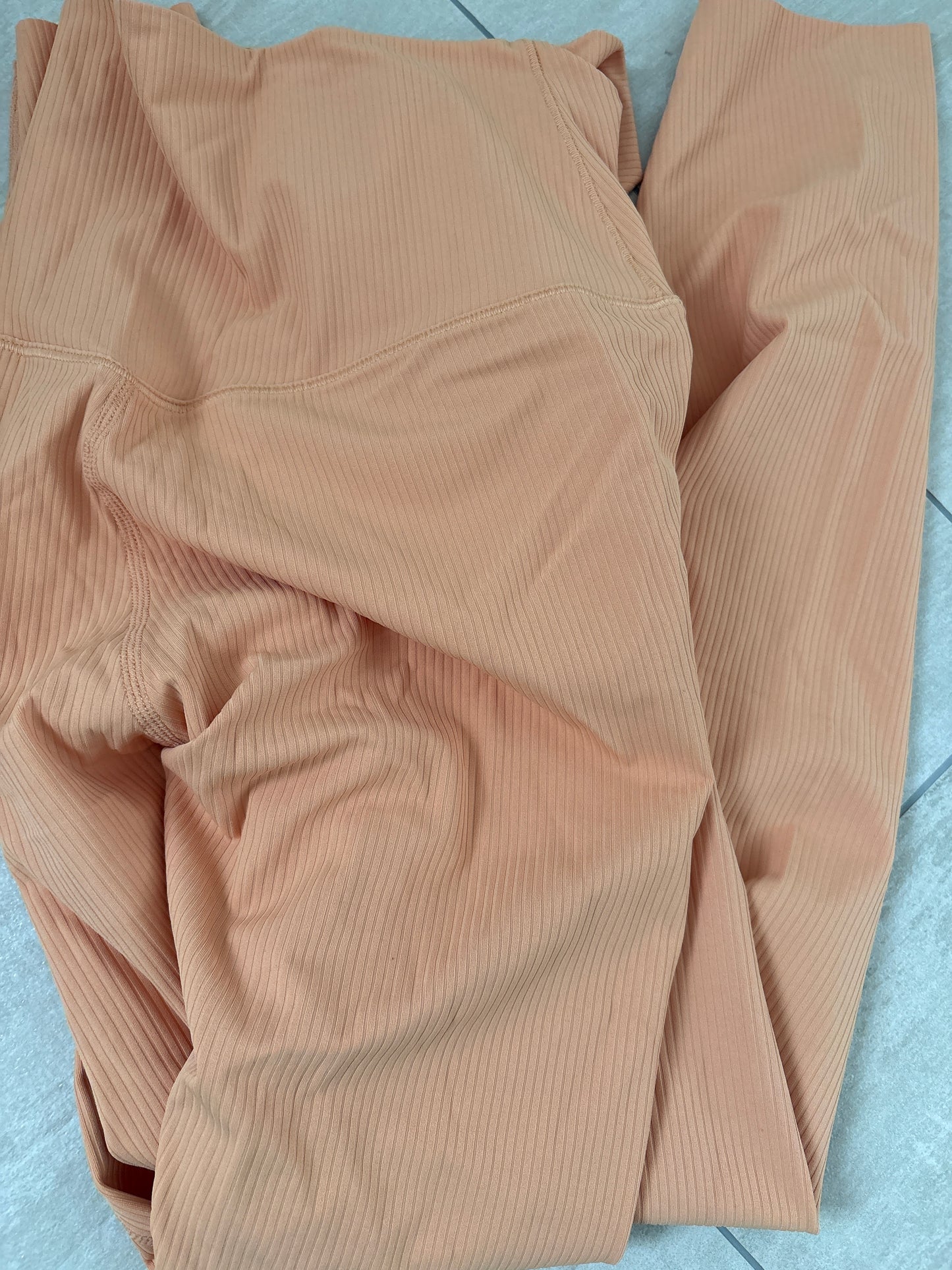 Nike Frauen Leggins in dunkelorange , Größe M