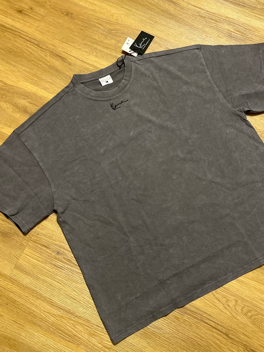Karl Kani Tshirt in dunkelgrau (verwaschen), Größe L